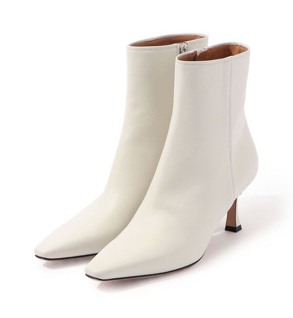 TOMORROWLAND GOODS「PELLICO セミスクエアブーツ」|ショートブーツ|11 ホワイト
