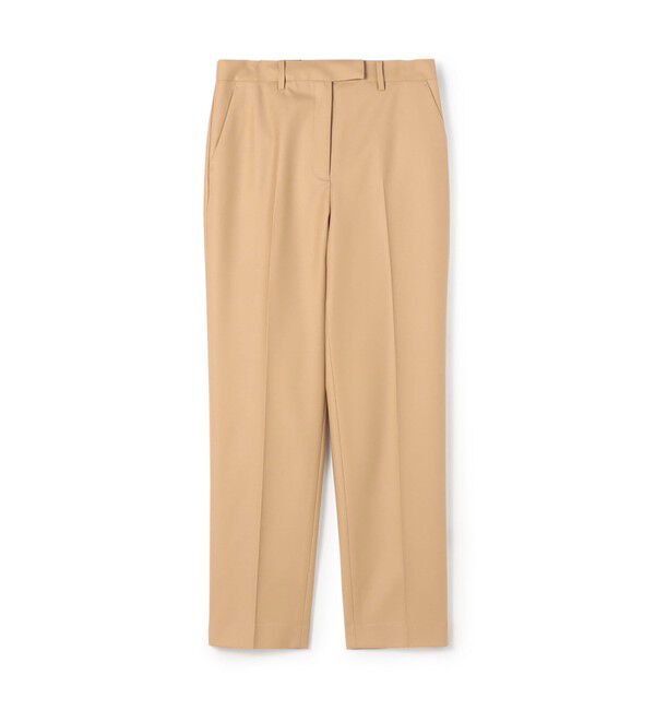 TOMORROWLAND collection「スーパーファインサキソニー ペンシルパンツ」|スラックス|45 キャメル