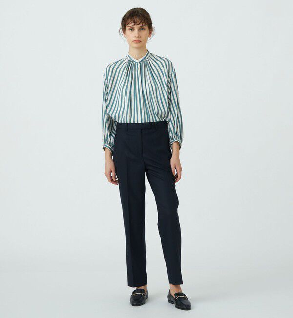 TOMORROWLAND collection「スーパーファインサキソニー ペンシルパンツ」|スラックス|