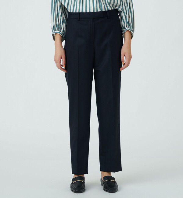 TOMORROWLAND collection「スーパーファインサキソニー ペンシルパンツ」|スラックス|