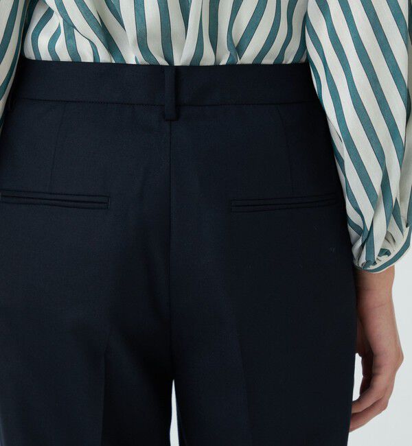 TOMORROWLAND collection「スーパーファインサキソニー ペンシルパンツ」|スラックス|