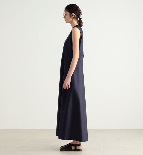 BACCA「コットンバックサテン ロングワンピース」|ワンピース|