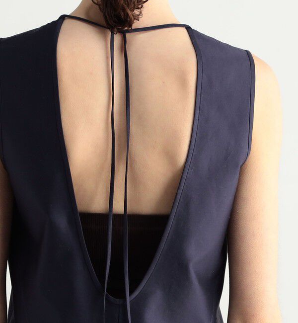 BACCA「コットンバックサテン ロングワンピース」|ワンピース|