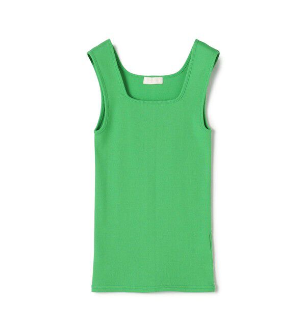 Ballsey「スーピマテレコ スクエアネックタンクトップ」|タンクトップ|55 グリーン