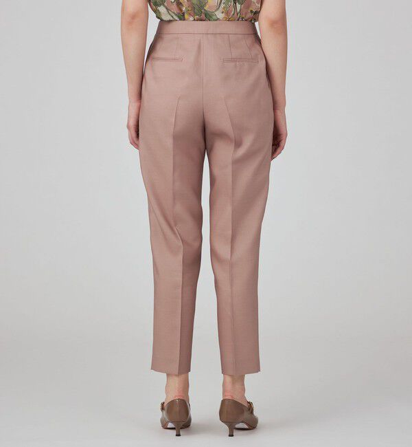 TOMORROWLAND collection「ウールシルクタッサー 1タックテーパードパンツ」|スラックス|