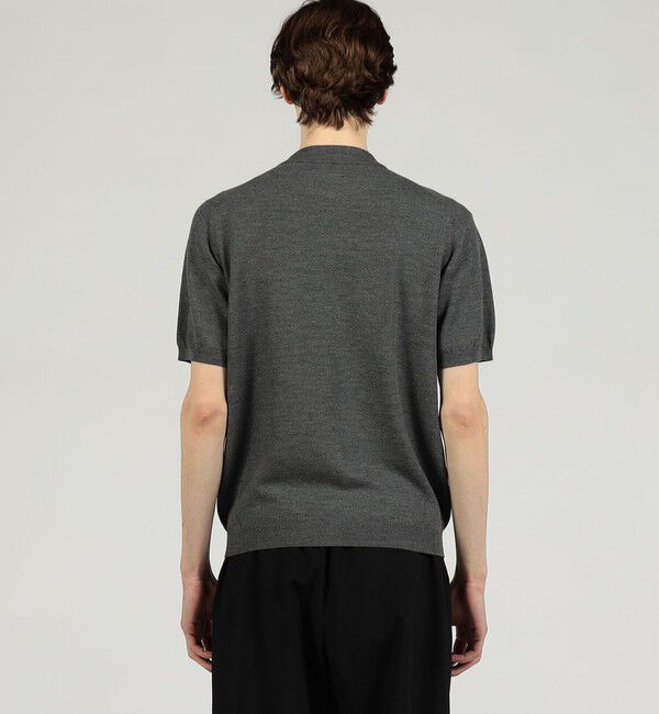 TOMORROWLAND MENS「シルクコットン モックネックプルオーバーニット」|ニット・セーター|