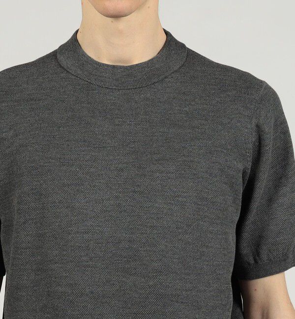 TOMORROWLAND MENS「シルクコットン モックネックプルオーバーニット」|ニット・セーター|
