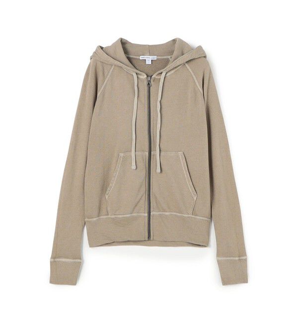 JAMES PERSE「バックパイルスエット ジップアップパーカー WXA2884」|パーカー|43 ベージュ