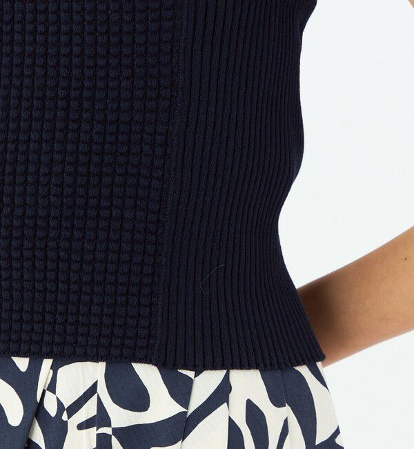 MACPHEE「マリンボーダー ホルターネックビスチェ」|キャミソール|