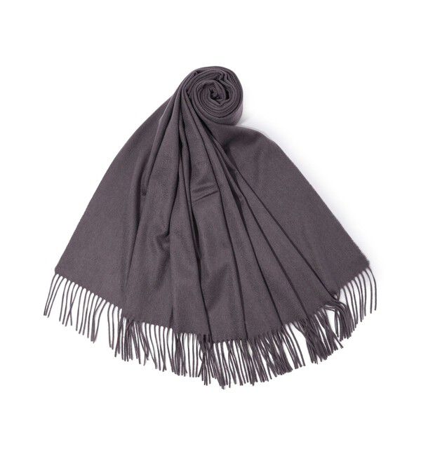TOMORROWLAND GOODS「GALERIE VIE カシミヤストール」|ストール|17 チャコールグレー
