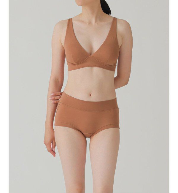 EMILYWEEK「【FLOW】リヨセルブラ（ブラック、キャメル）」|インナー|