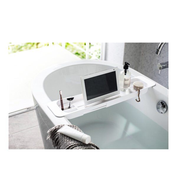 journal standard Furniture「《WEB限定予約》【tower/タワー】伸縮バスタブトレー」|トイレタリー・ランドリーグッズ|
