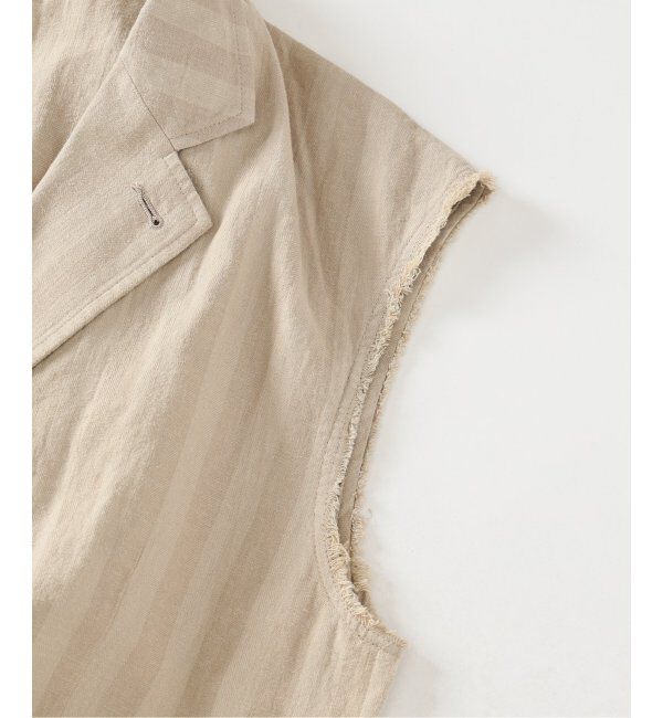 J.S.Homestead「J.S.Homestead / ヘリンボーン スリーブレス ジャケット」|その他|