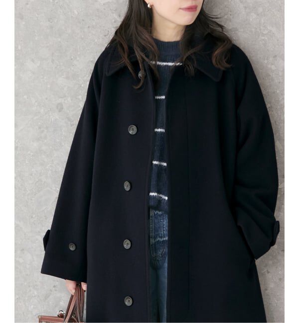 追加》モッサ/GIOLICAチェックバルカラーコート（journal standard L