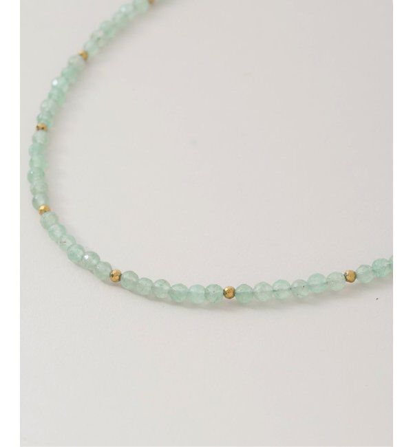 Spick and Span「【SAMH by LILAS】アベンチュリンネックレス SV」|ネックレス|