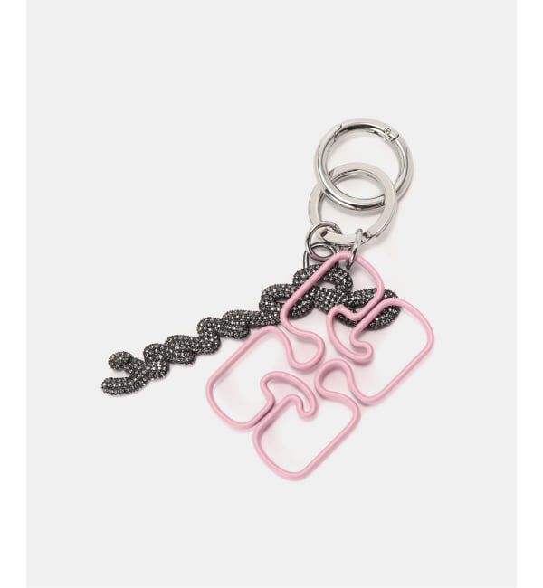 U by SPICK&SPAN「GANNI/ ガニー Ganni Strass Signature Keyring」|キーケース|