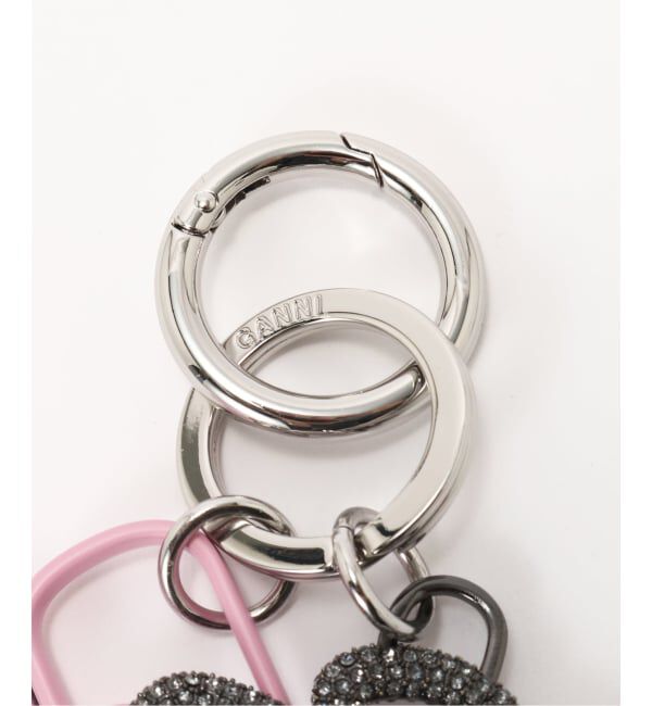 U by SPICK&SPAN「GANNI/ ガニー Ganni Strass Signature Keyring」|キーケース|