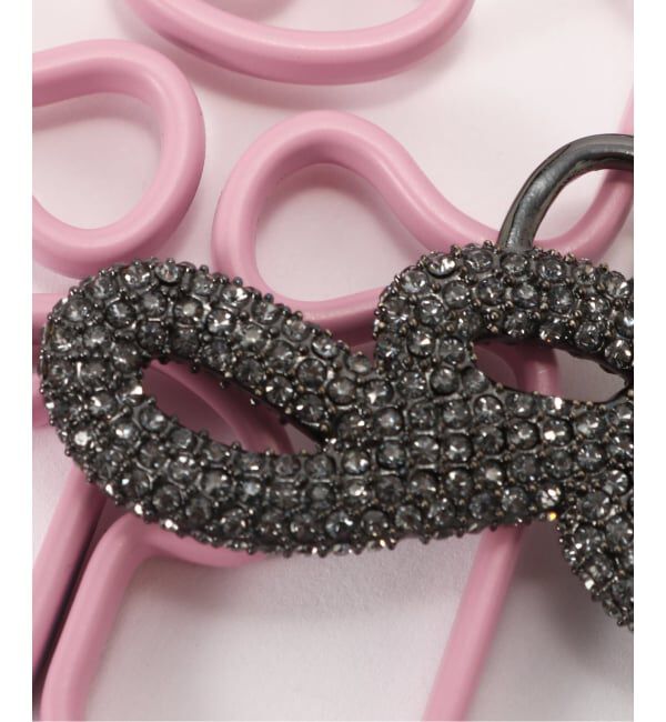 U by SPICK&SPAN「GANNI/ ガニー Ganni Strass Signature Keyring」|キーケース|