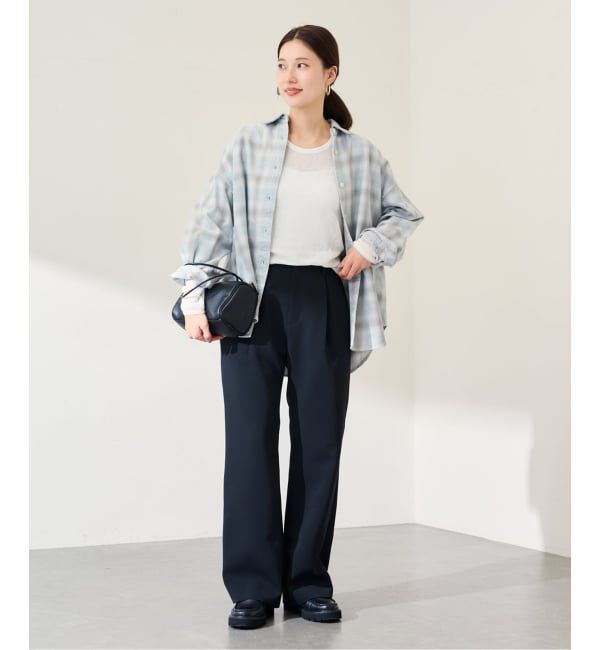 FRAMeWORK「Uネックニットプルオーバー」|ニット・セーター|