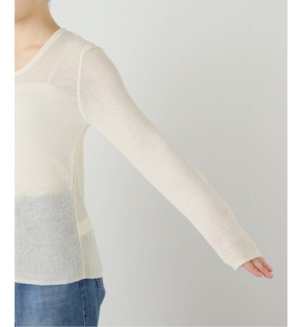 FRAMeWORK「Uネックニットプルオーバー」|ニット・セーター|