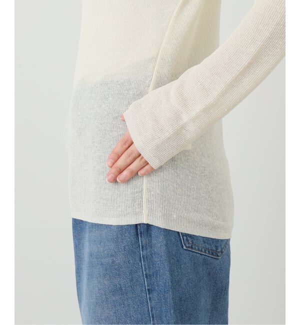 FRAMeWORK「Uネックニットプルオーバー」|ニット・セーター|