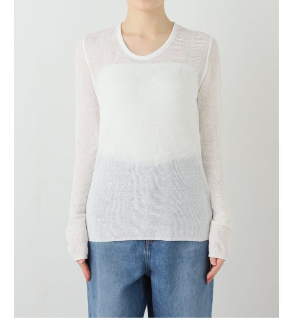 FRAMeWORK「Uネックニットプルオーバー」|ニット・セーター|