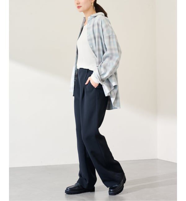 FRAMeWORK「Uネックニットプルオーバー」|ニット・セーター|