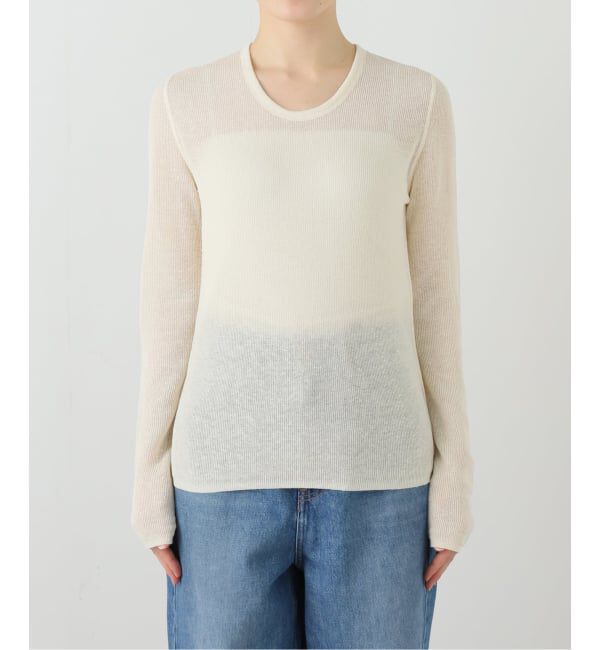 FRAMeWORK「Uネックニットプルオーバー」|ニット・セーター|