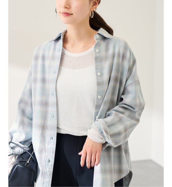 FRAMeWORK「Uネックニットプルオーバー」|ニット・セーター|