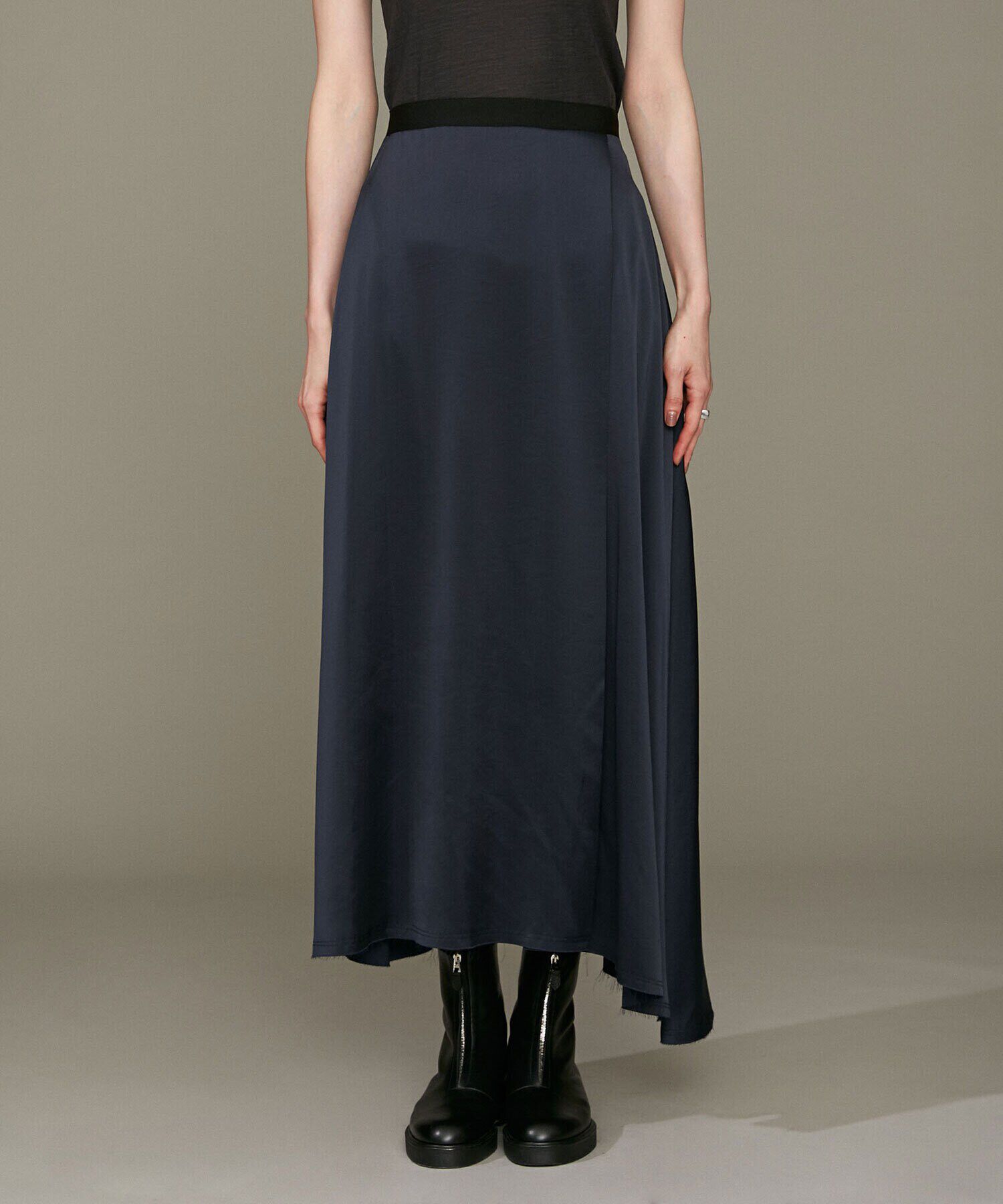 nano･universe「LB.01/イレヘムサテンウォッシュスカート」|スカート|