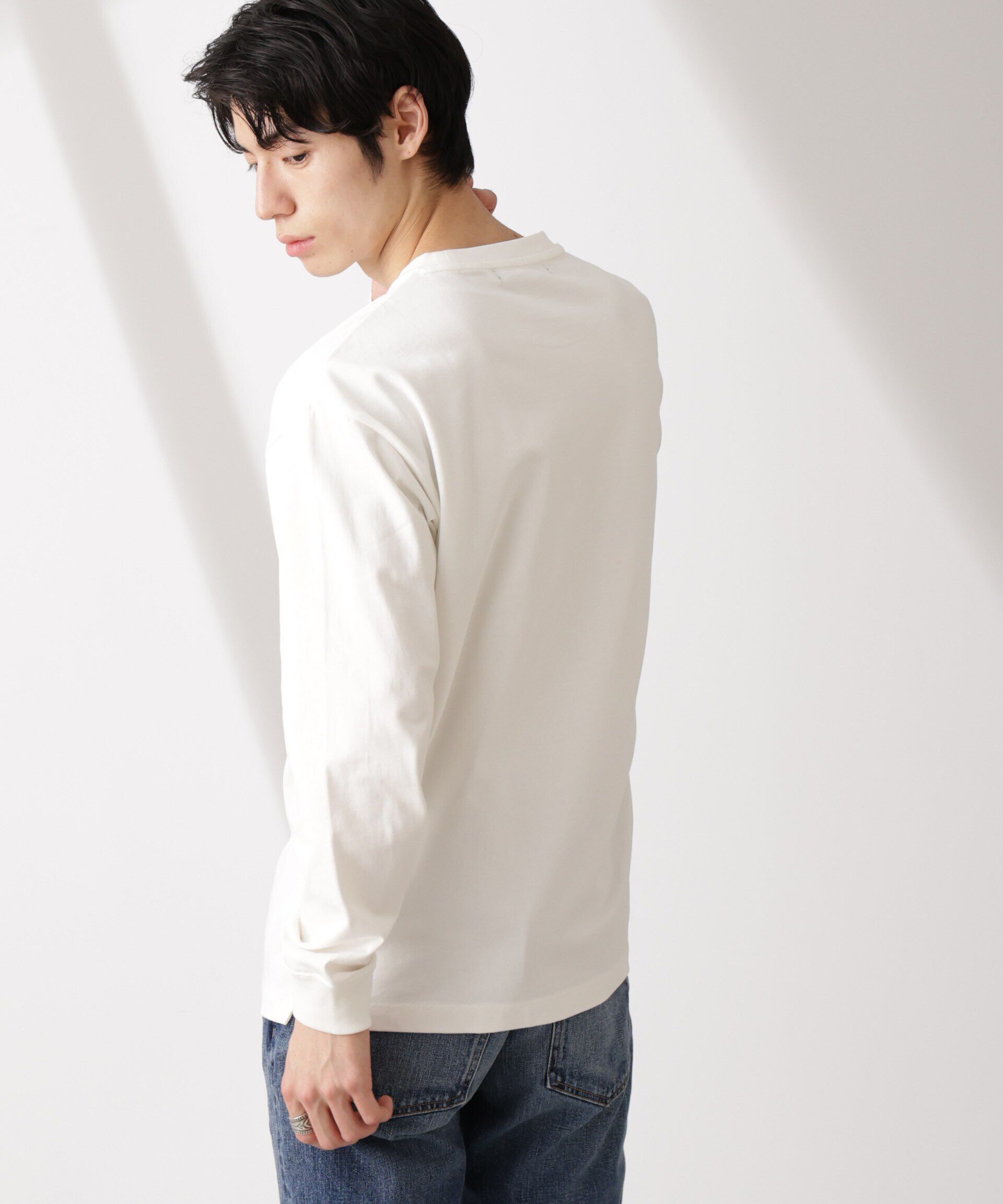 nano･universe「ナノベアTシャツ 長袖」|Tシャツ・カットソー|