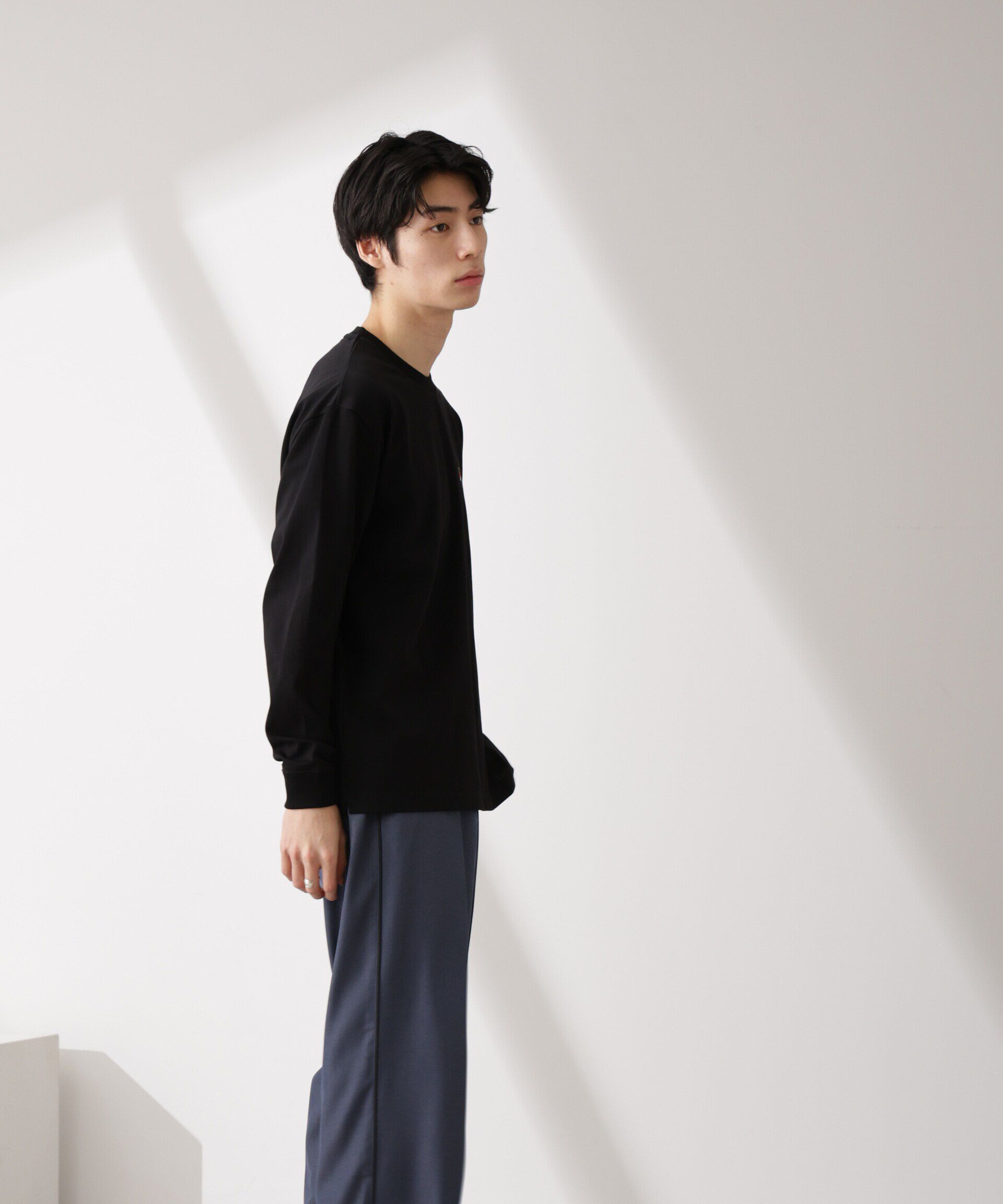 nano･universe「ナノベアTシャツ 長袖」|Tシャツ・カットソー|