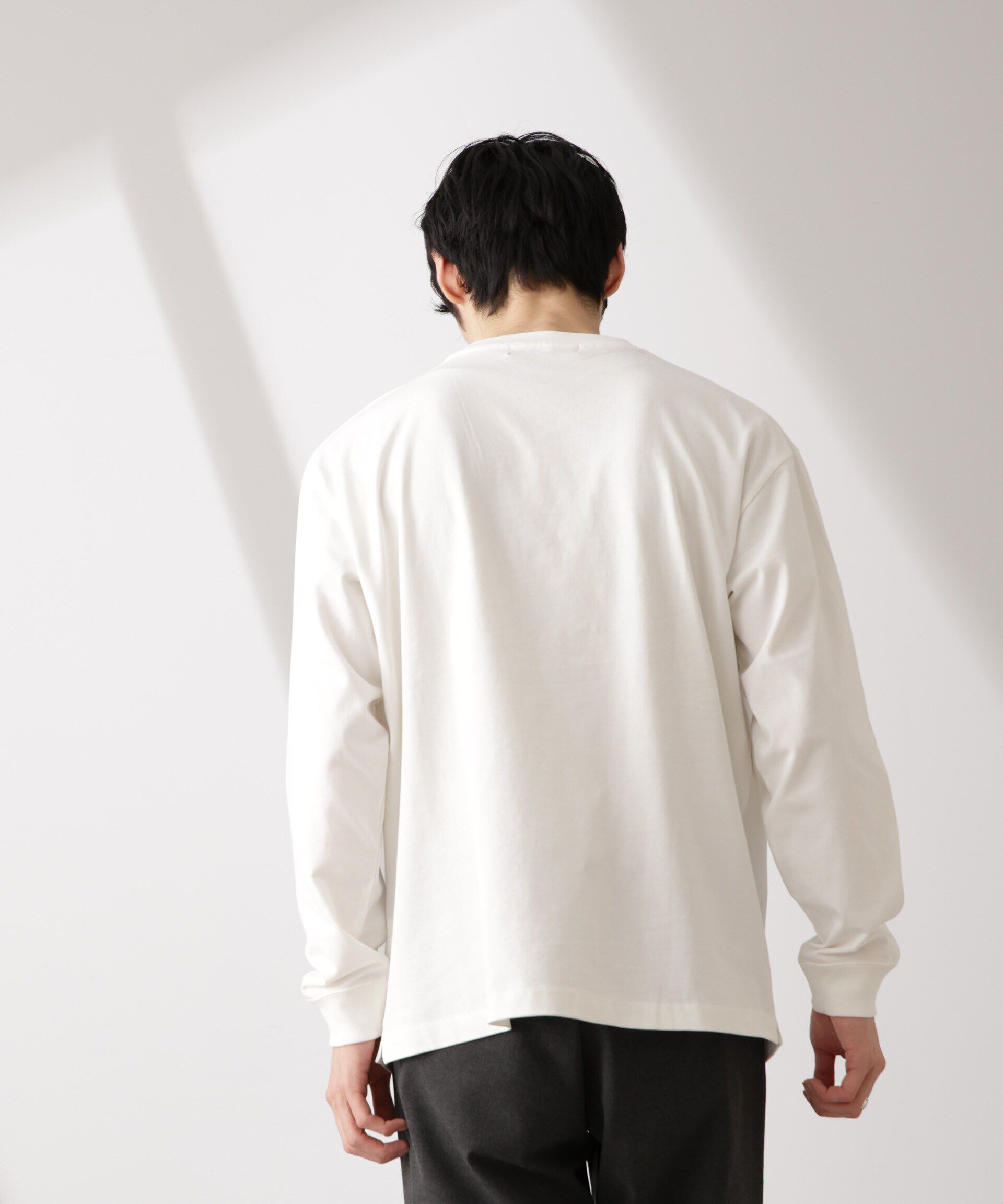 nano･universe「ナノベアTシャツ 長袖」|Tシャツ・カットソー|