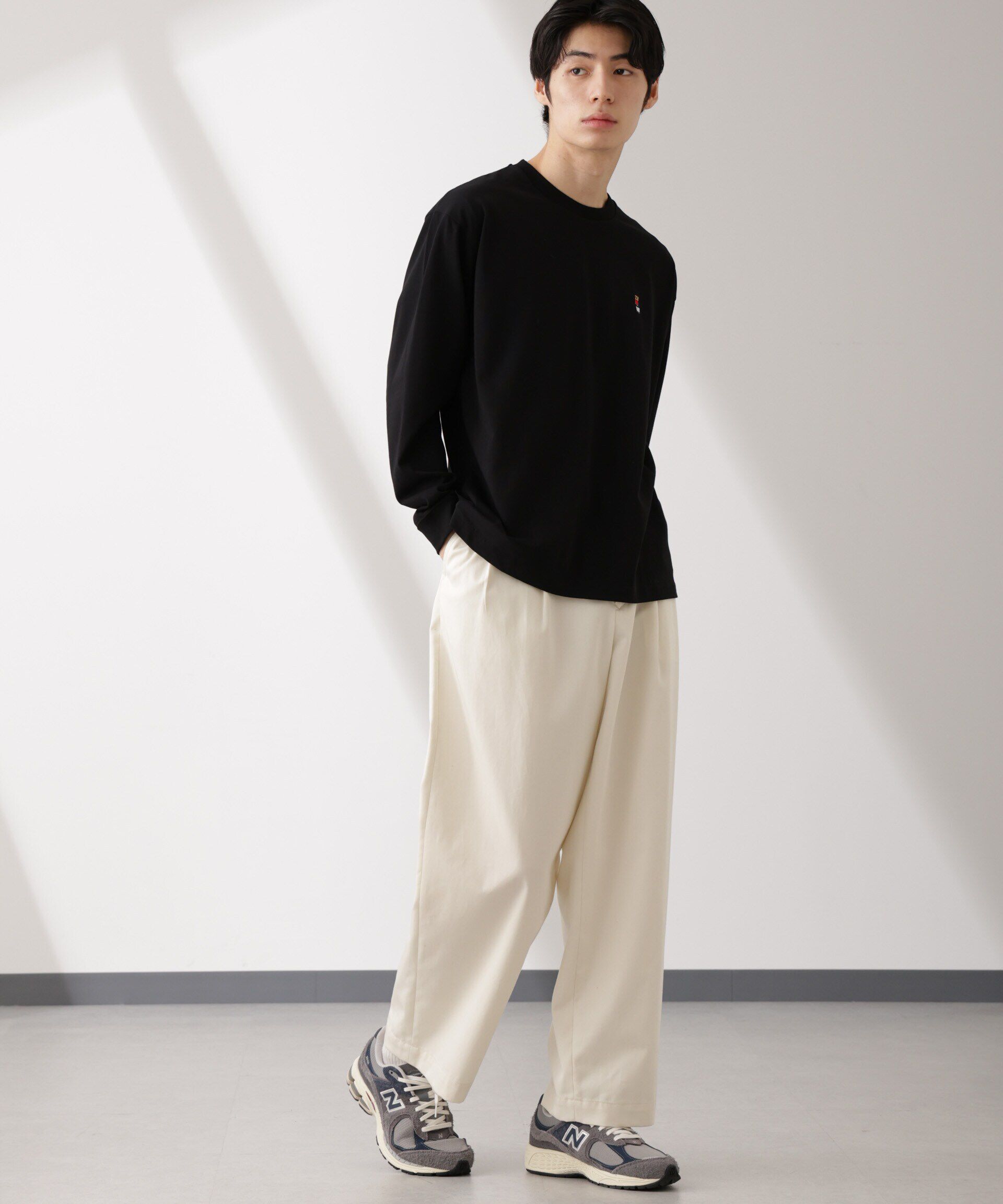 nano･universe「ナノベアTシャツ 長袖」|Tシャツ・カットソー|