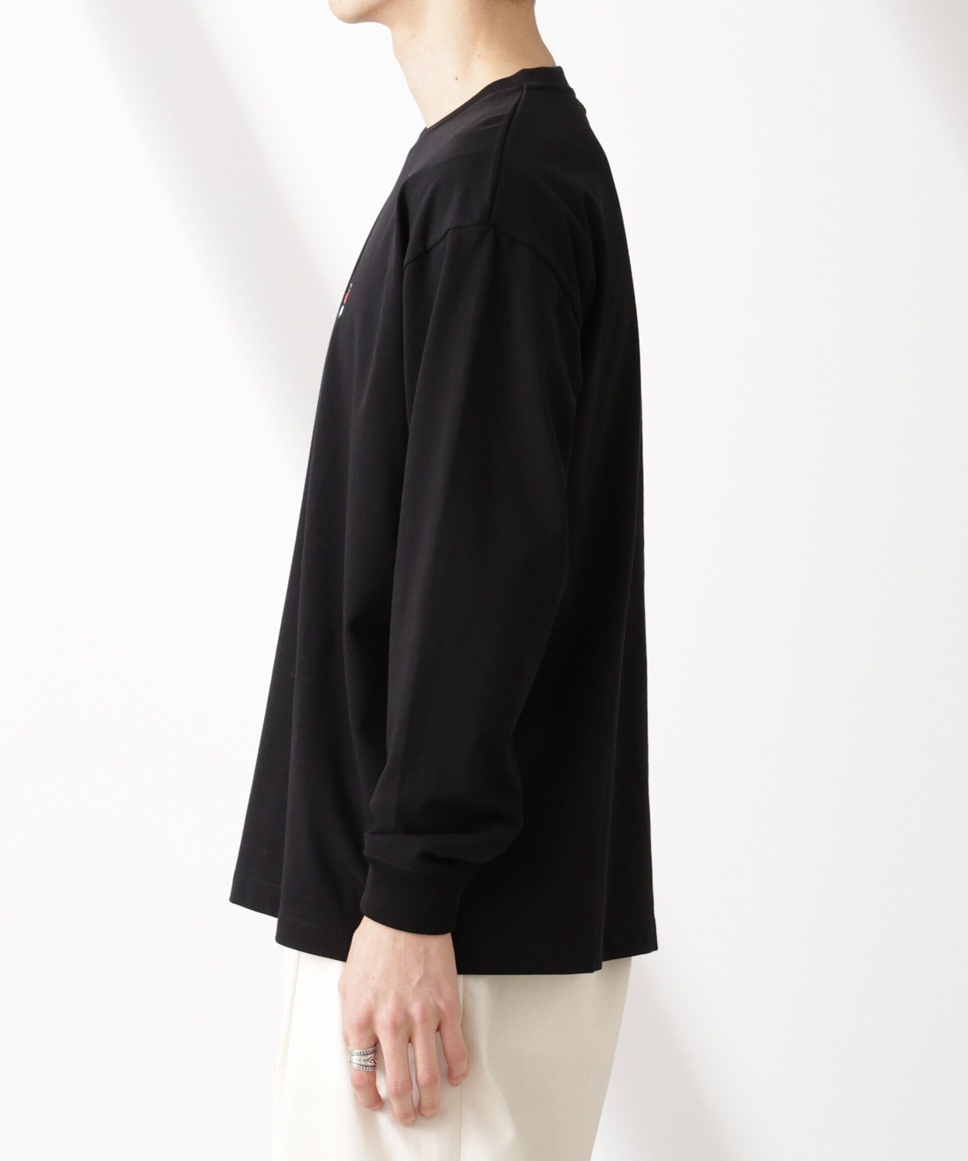 nano･universe「ナノベアTシャツ 長袖」|Tシャツ・カットソー|