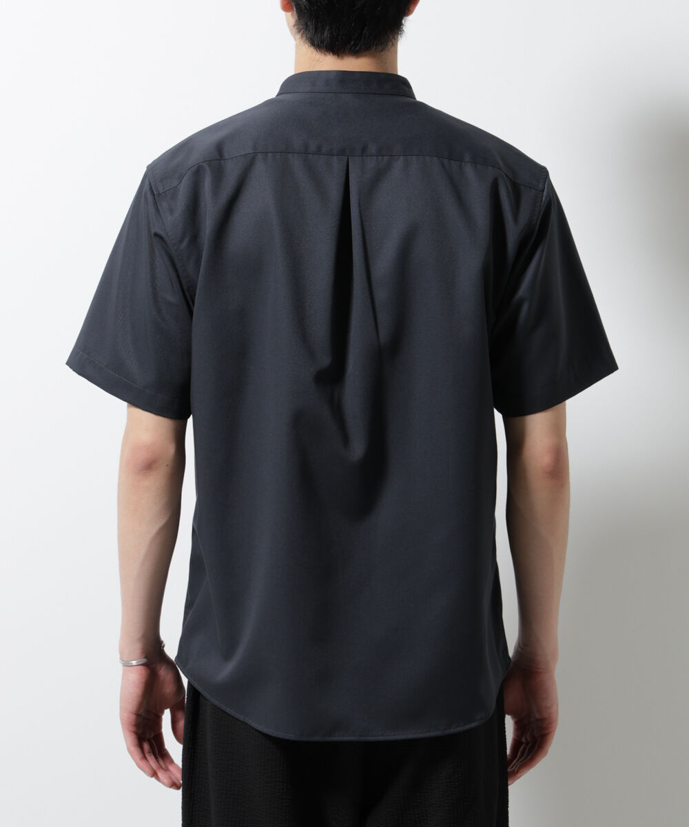 nano･universe「スタンダードバンドカラーシャツ/半袖」|シャツ・ブラウス|