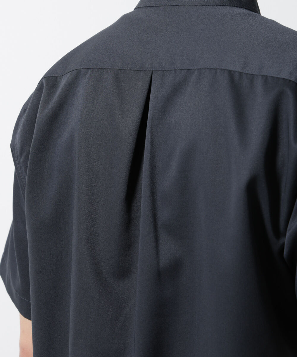 nano･universe「スタンダードバンドカラーシャツ/半袖」|シャツ・ブラウス|