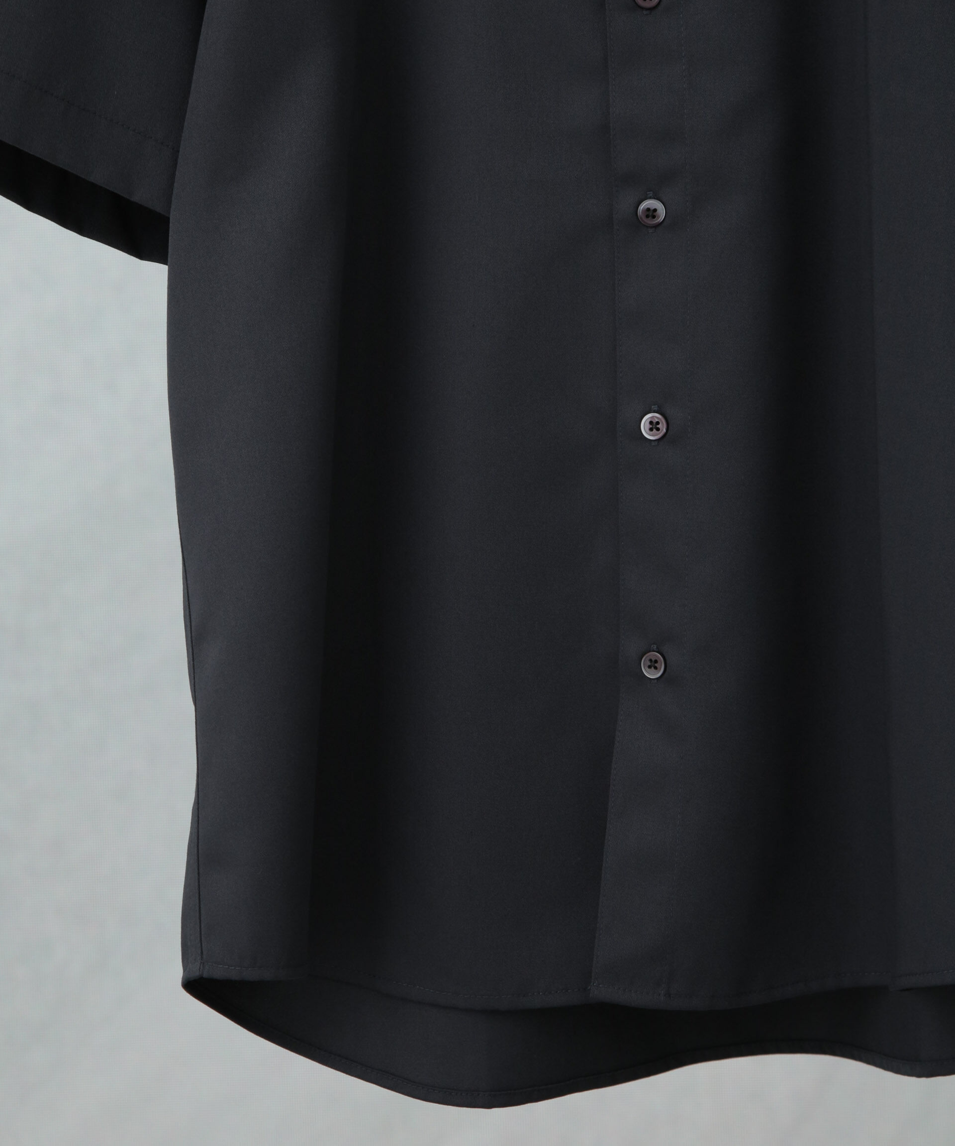 nano･universe「スタンダードバンドカラーシャツ/半袖」|シャツ・ブラウス|