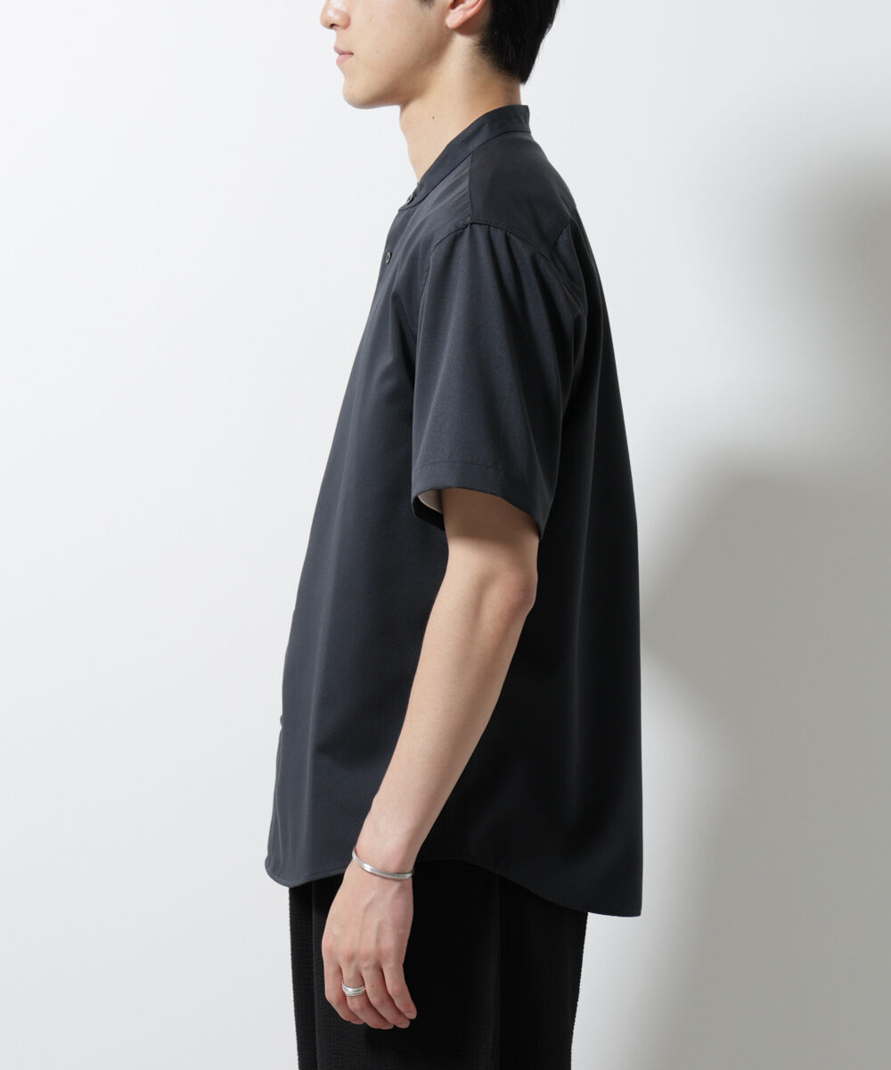 nano･universe「スタンダードバンドカラーシャツ/半袖」|シャツ・ブラウス|