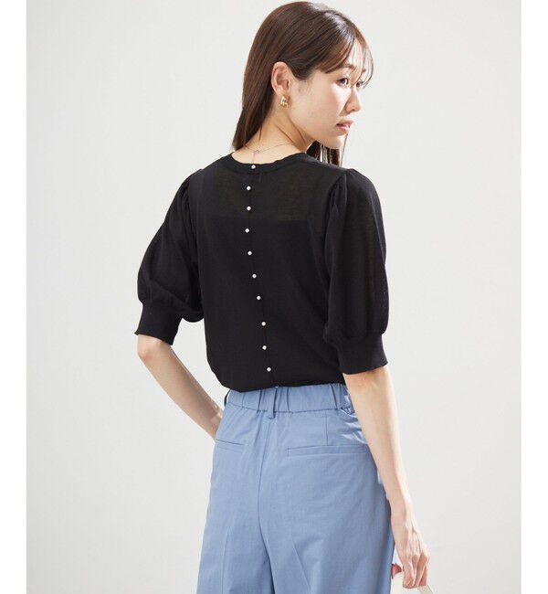 組曲「シアーパフ袖 ニット」|ニット・セーター|