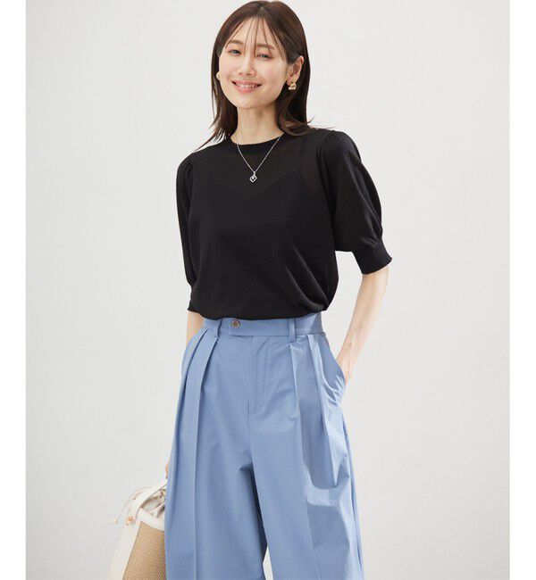 組曲「シアーパフ袖 ニット」|ニット・セーター|