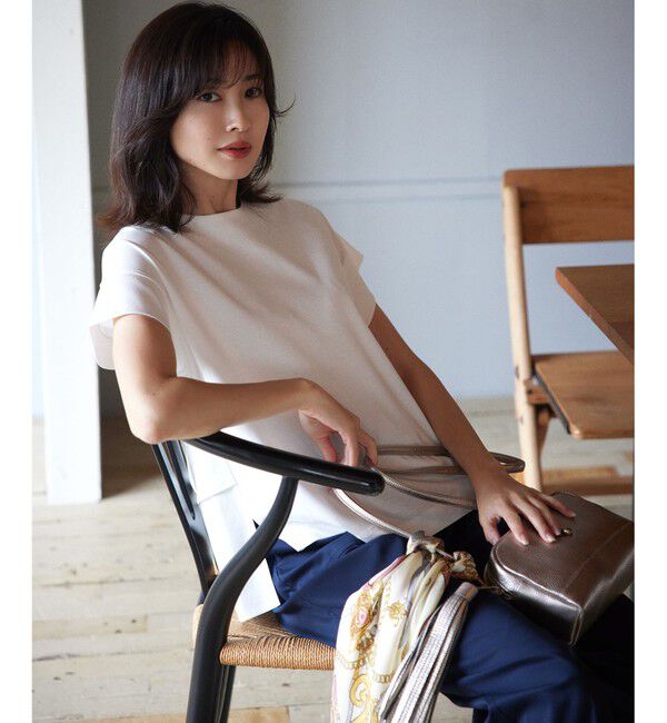 組曲「バックフリル カットソー」|Tシャツ・カットソー|ホワイト系