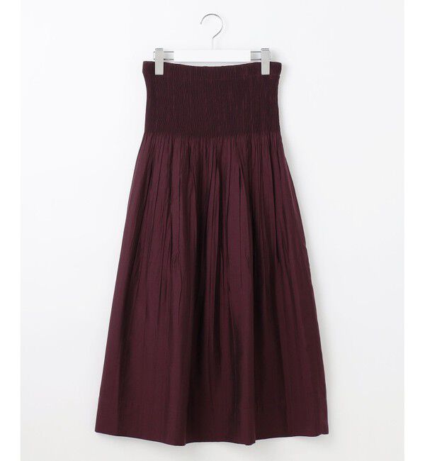 自由区「【WEB限定】キュプラジャカードリバーシブル スカート」|スカート|