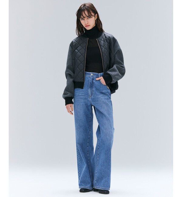 BEIGE,「【洗える】NAVIGLIO / フルレングスデニムバギーパンツ」|その他|