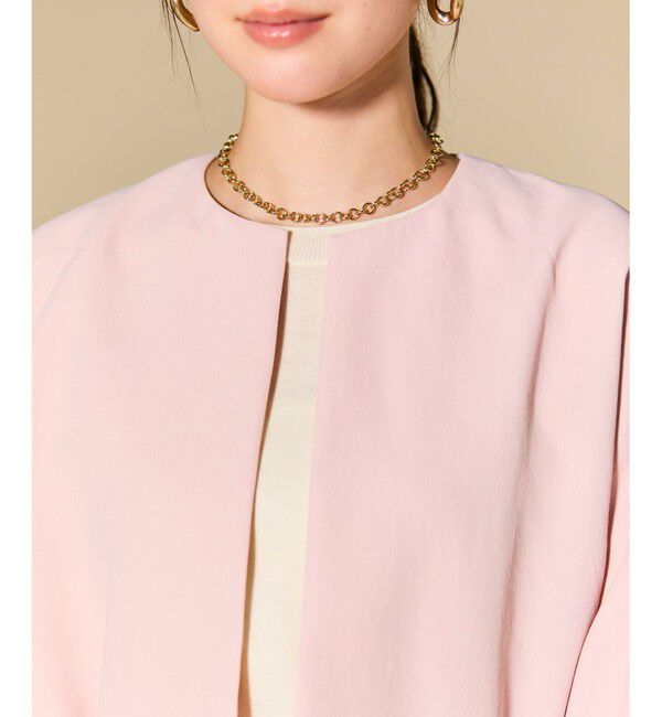 BEIGE,「PORDIC / ドロスト付きノーカラージャケット」|その他|