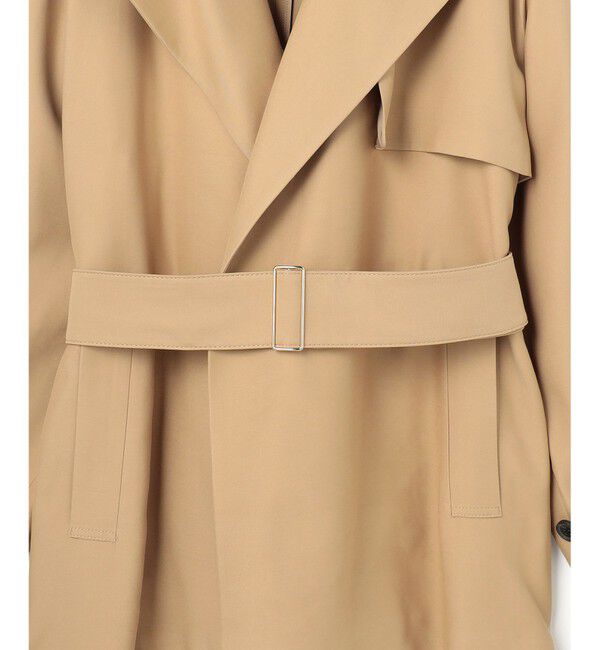 BEIGE,「VESZELYITE / ラップショートトレンチコート」|その他|