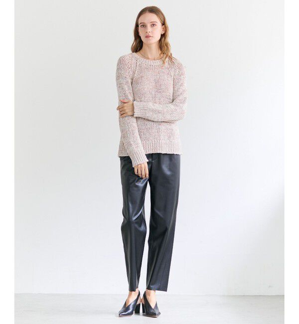 BEIGE,「HYAL / フェイクレザーカービーラインイージーパンツ」|その他|