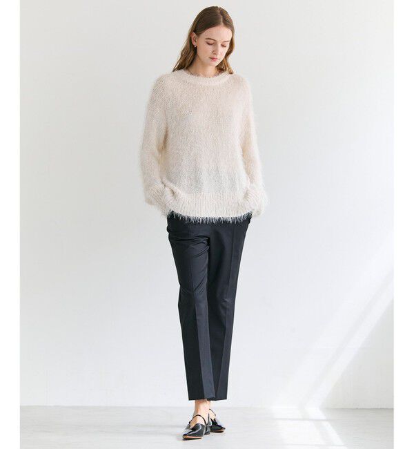 BEIGE,「WERNER / ファンシーヤーンヘアリーニットプルオーバー」|ニット・セーター|