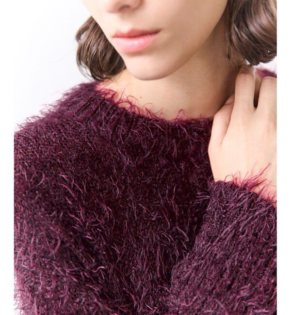 BEIGE,「WERNER / ファンシーヤーンヘアリーニットプルオーバー」|ニット・セーター|