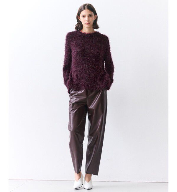 BEIGE,「WERNER / ファンシーヤーンヘアリーニットプルオーバー」|ニット・セーター|